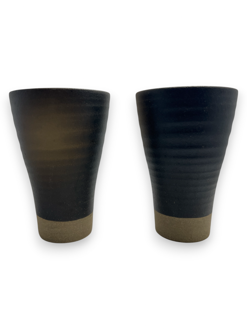 Two Beautiful Brown Ceramic Clay Cups. image 1