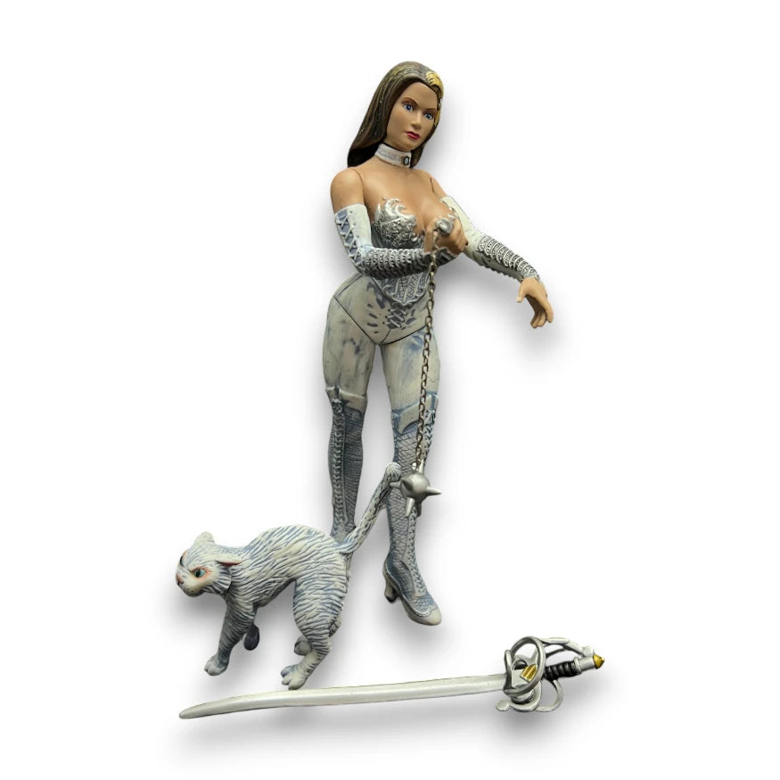 Alley Cat Action Figure – White Outfit Variant image 0