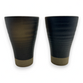 Two Beautiful Brown Ceramic Clay Cups. image 0
