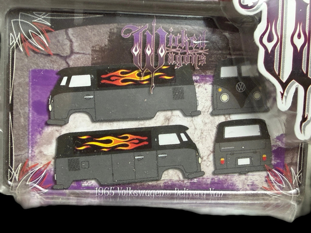 Johnny Lightning Wicked Wagons #3 – ’65 Volkswagen Delivery Van | Limited Edition Die-Cast image 3