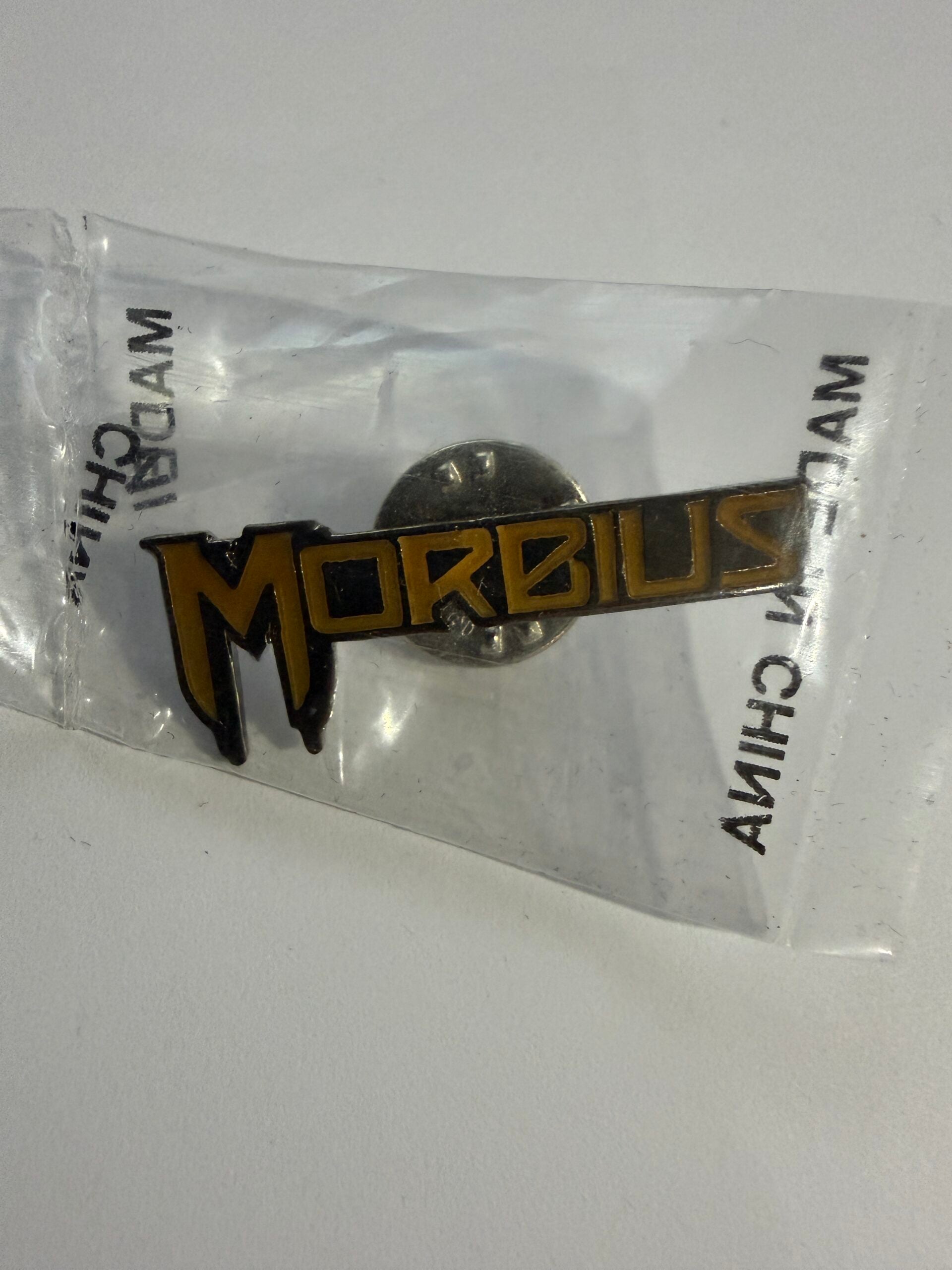 🧛 Morbius Enamel Pin #241 – Planet Studio 1992 | Marvel Comics Logo Collectible 🧛 image 1