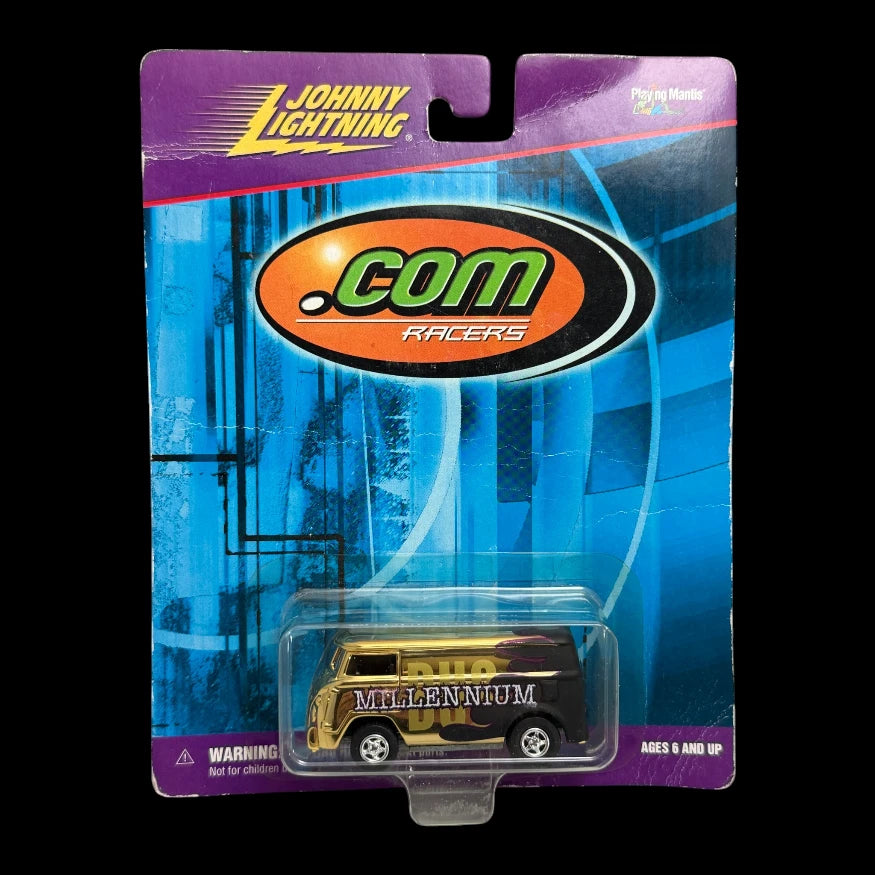 Johnny Lightning .com Racers – Millennium VW Van | Y2K Era Die-Cast Collectible image 0