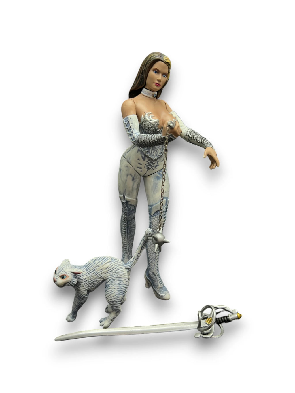 Alley Cat Action Figure – White Outfit Variant image 1