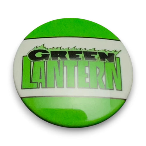 Green Lantern Retro Logo Metal Pinback Button image 0