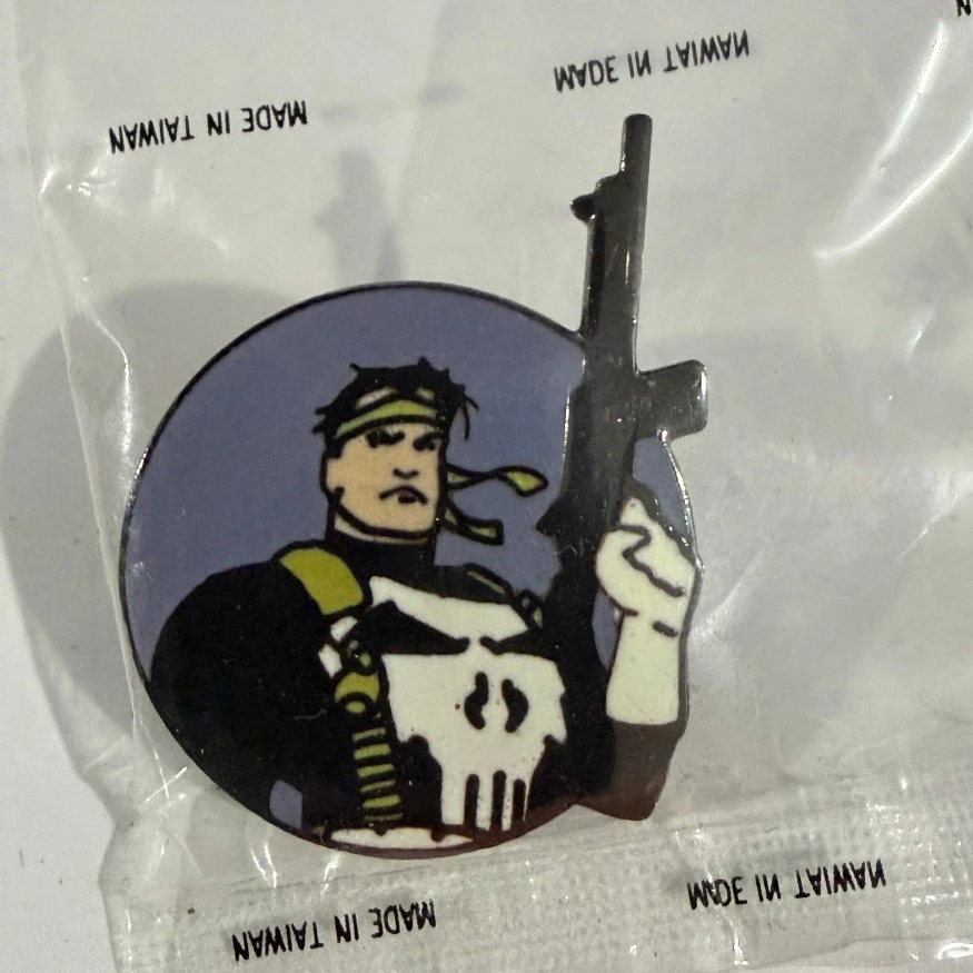 💀 The Punisher Enamel Pin #232 – 1992 - Planet Studio 💀 image 0