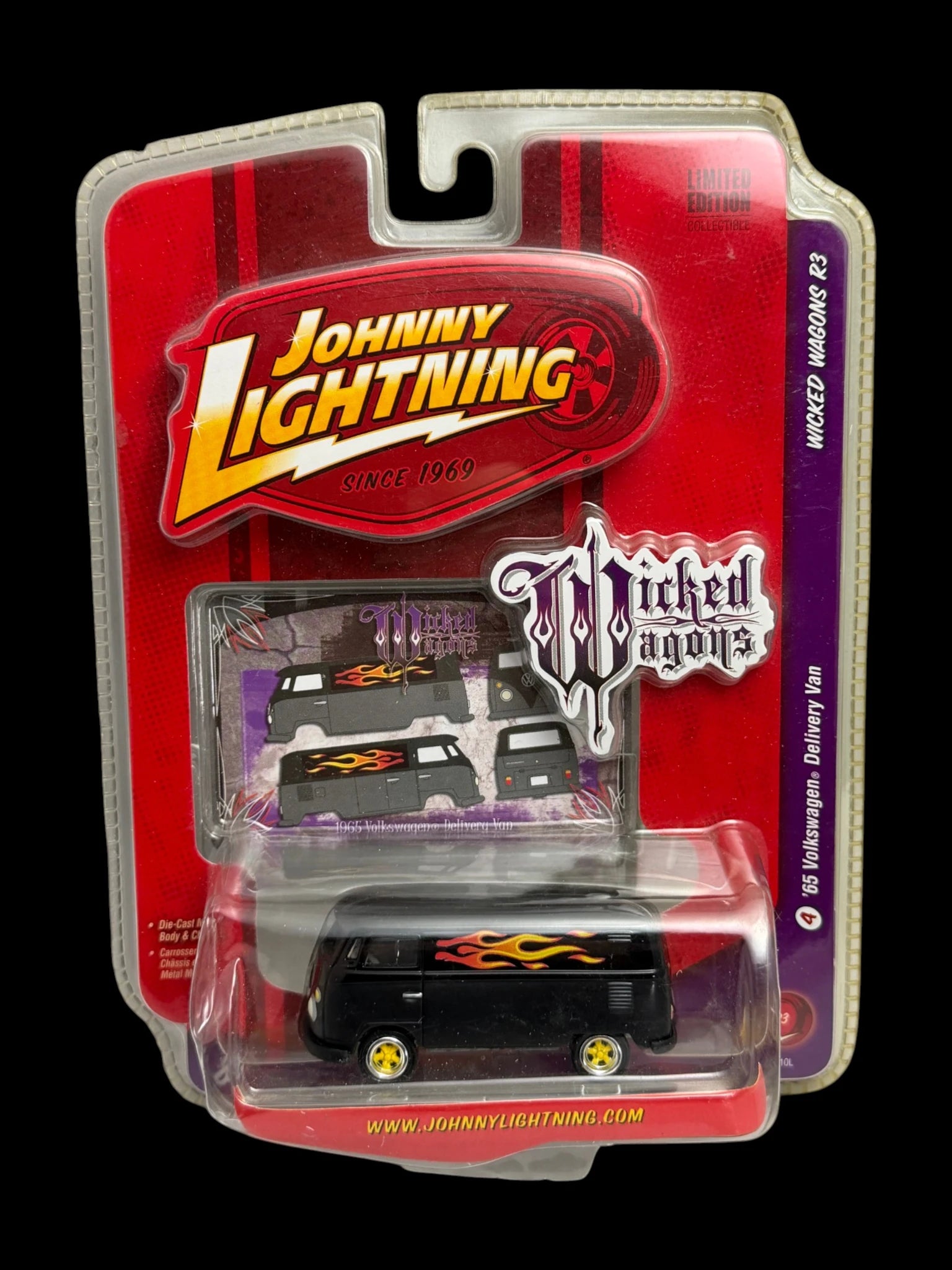 Johnny Lightning Wicked Wagons #3 – ’65 Volkswagen Delivery Van | Limited Edition Die-Cast image 1