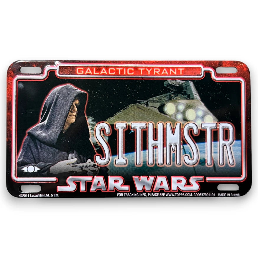 Star Wars “SITHMSTR” Galactic Tyrant Topps Power Plate Magnet image 0