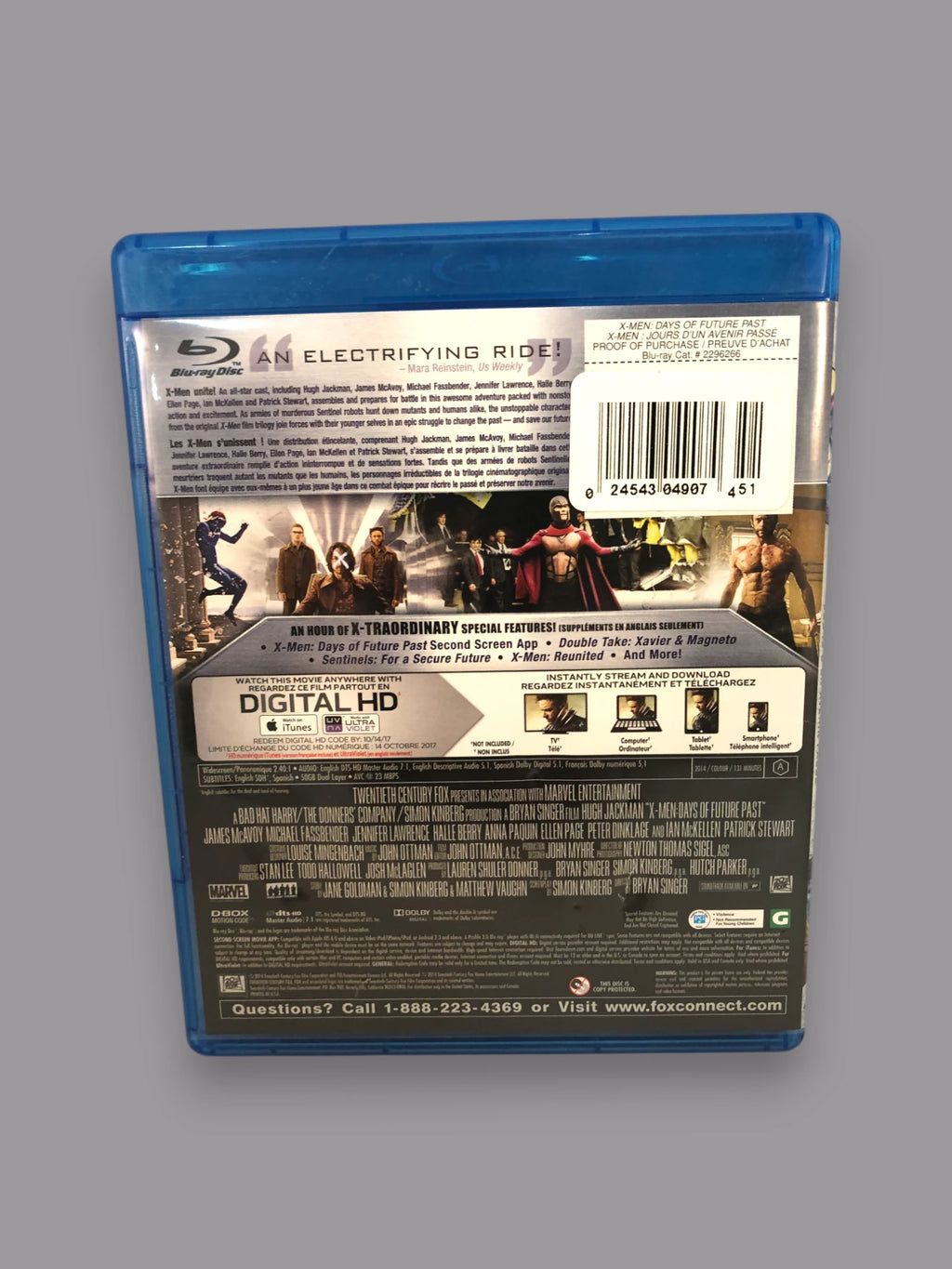 X-Men: Days of Future Past (Blu-ray) image 2