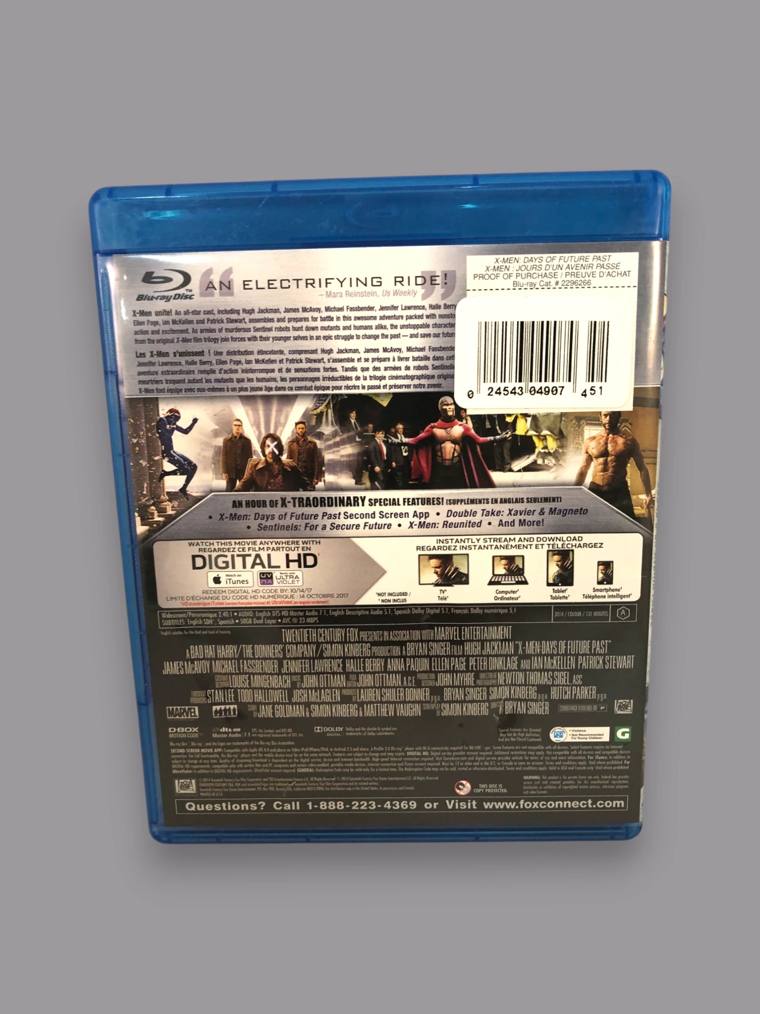 X-Men: Days of Future Past (Blu-ray) image 2