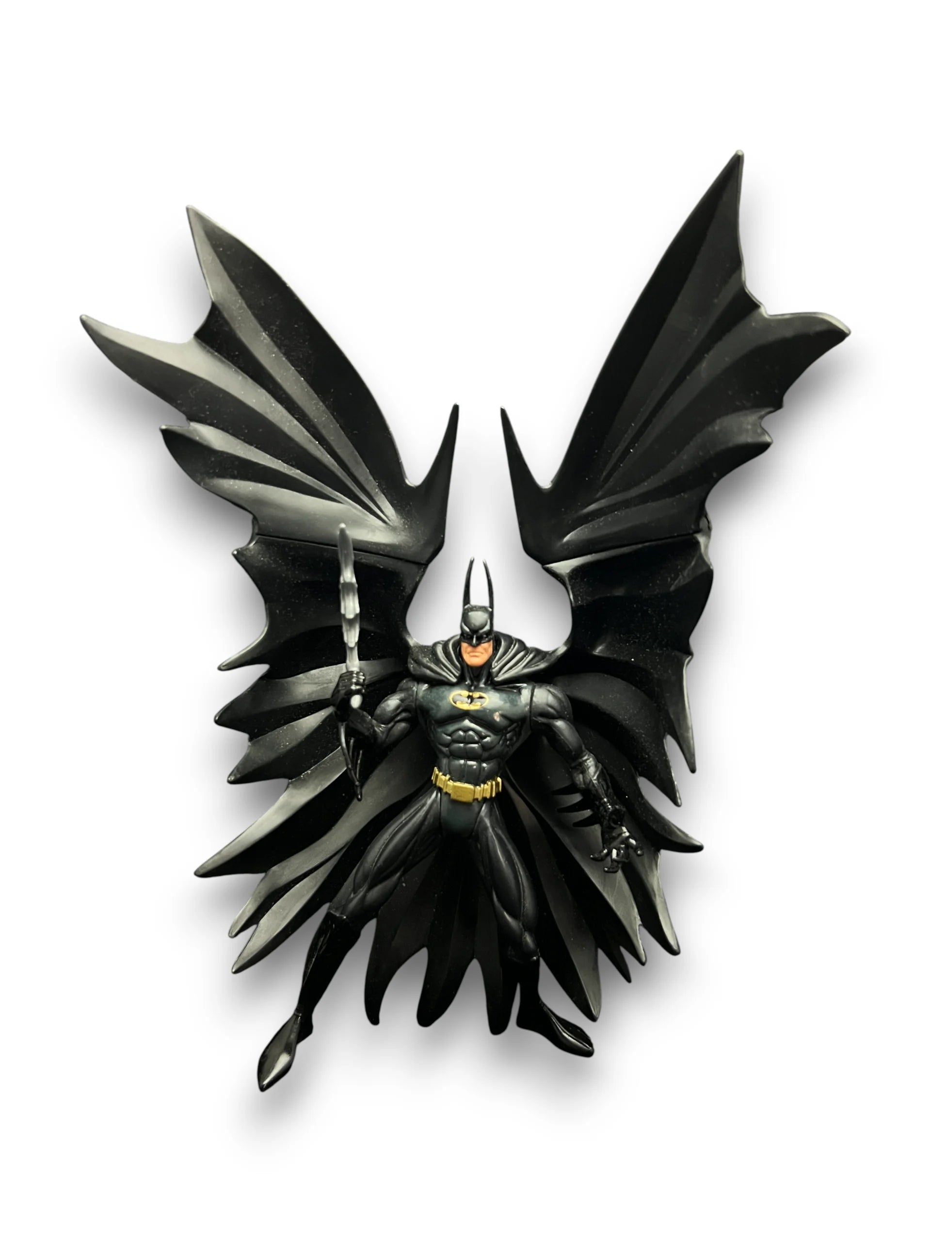 🦇 Batman (Dark Knight Detective) – Legends of the Dark Knight Internet Exclusive Kenner 1998 Figure 🦇 image 2