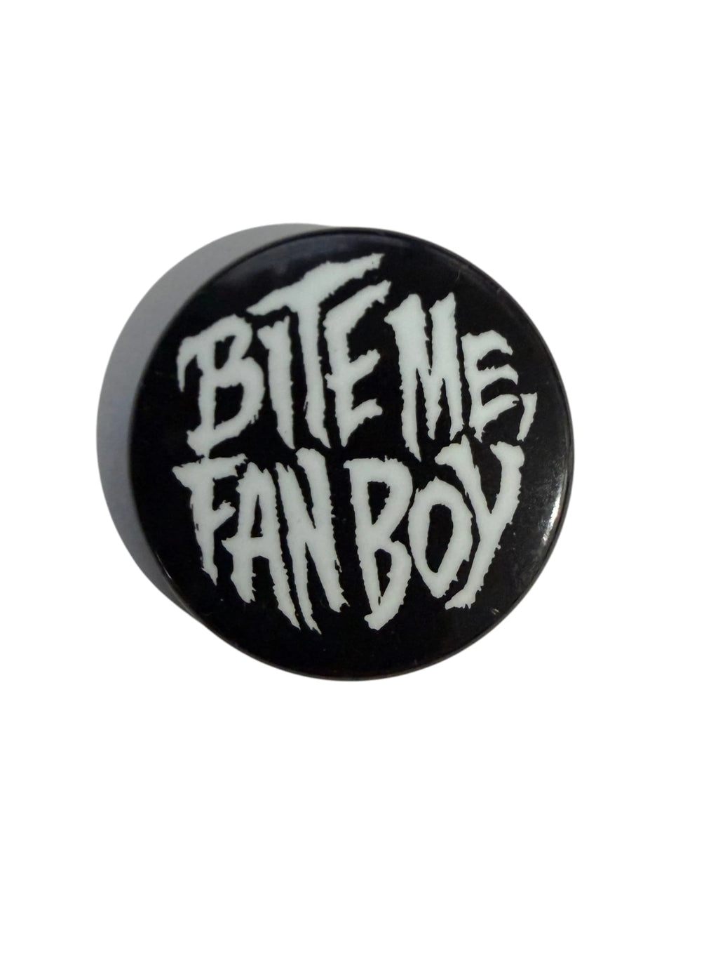 💥 Lobo “Bite Me, Fanboy” Metal Button (1992) – DC Comics 💥 image 1