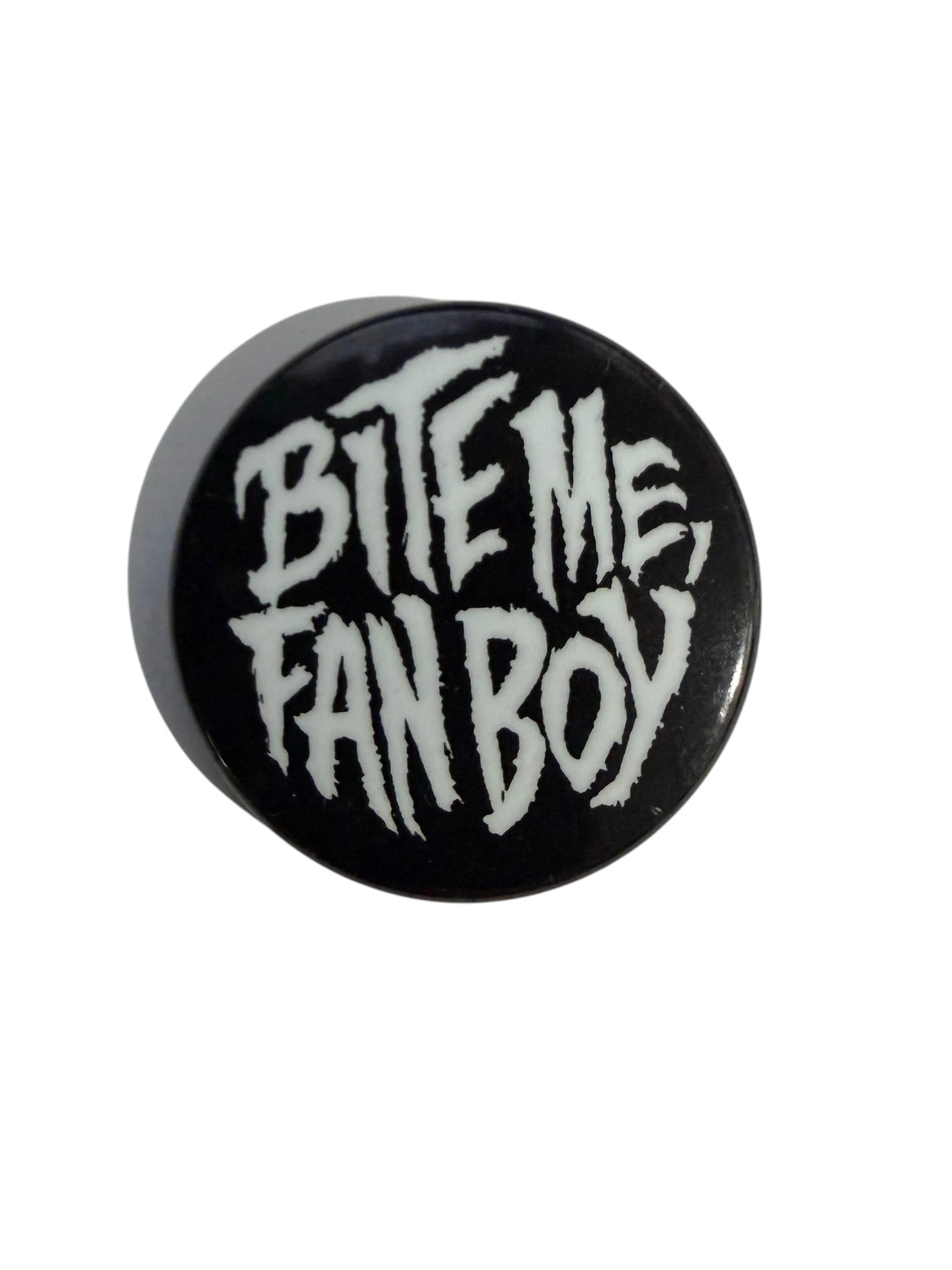 💥 Lobo “Bite Me, Fanboy” Metal Button (1992) – DC Comics 💥 image 1