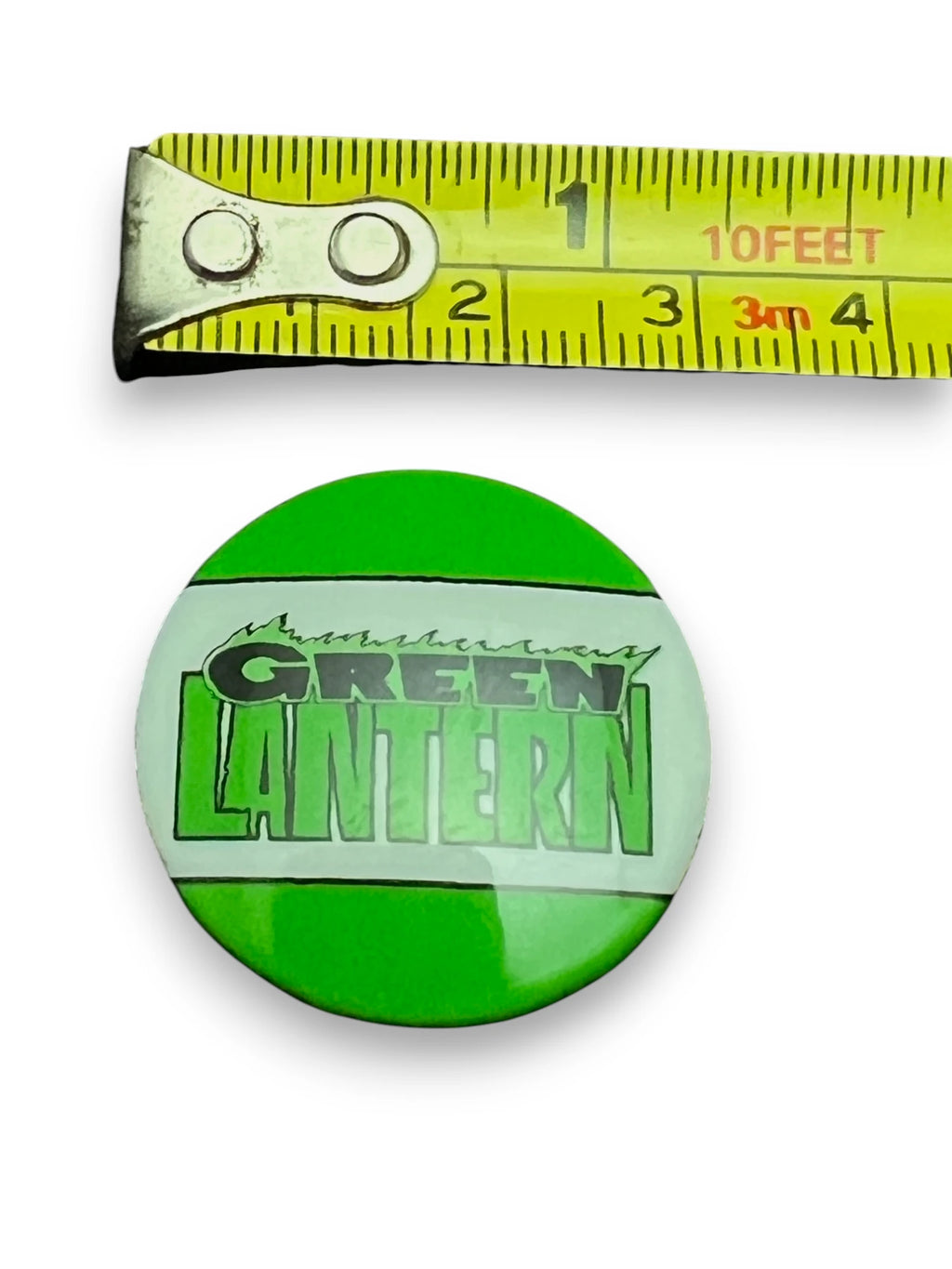 Green Lantern Retro Logo Metal Pinback Button image 2