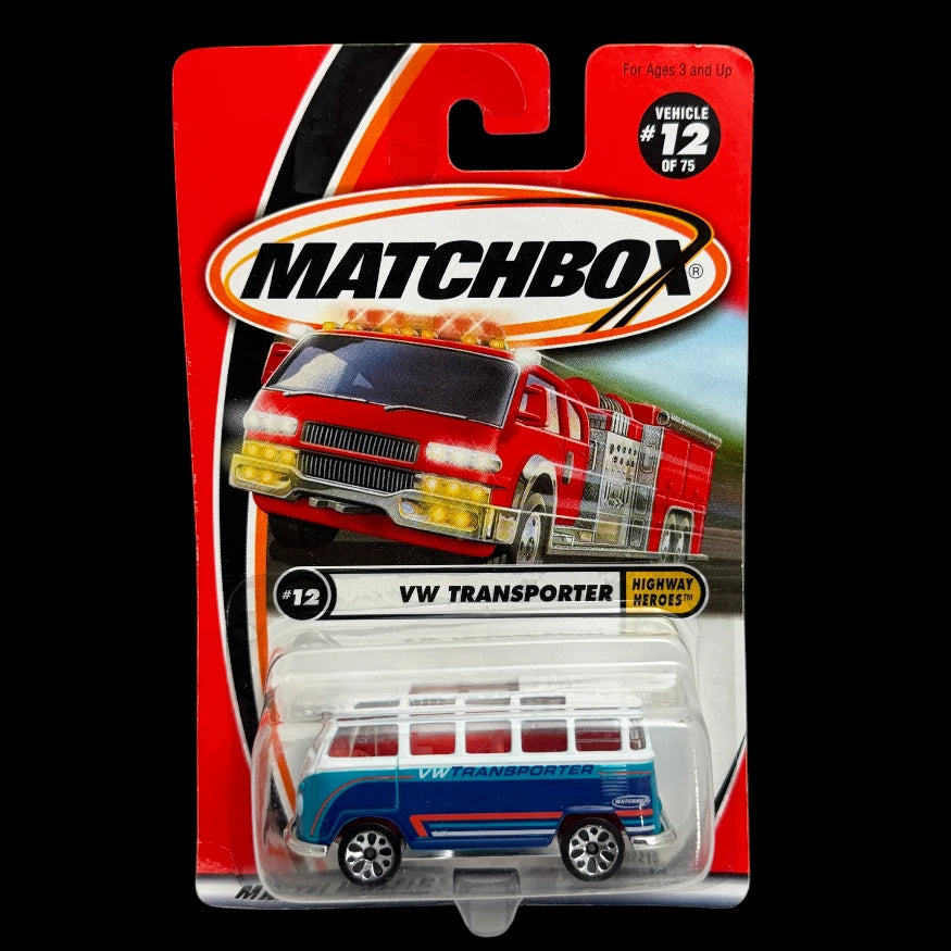Matchbox VW Transporter – Highway Heroes #12 of 75 | Classic VW Bus Die-Cast image 0