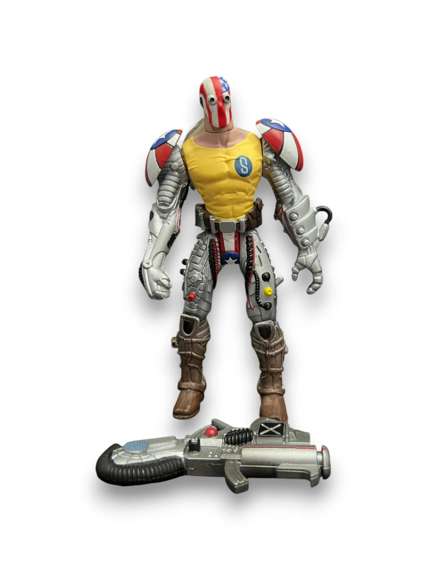 🔥 Super Patriot (Painted Face) – Legendary Comic Book Heroes: Pitt Series Loose Action Figure (2007 Marvel Toys) 🔥 image 1
