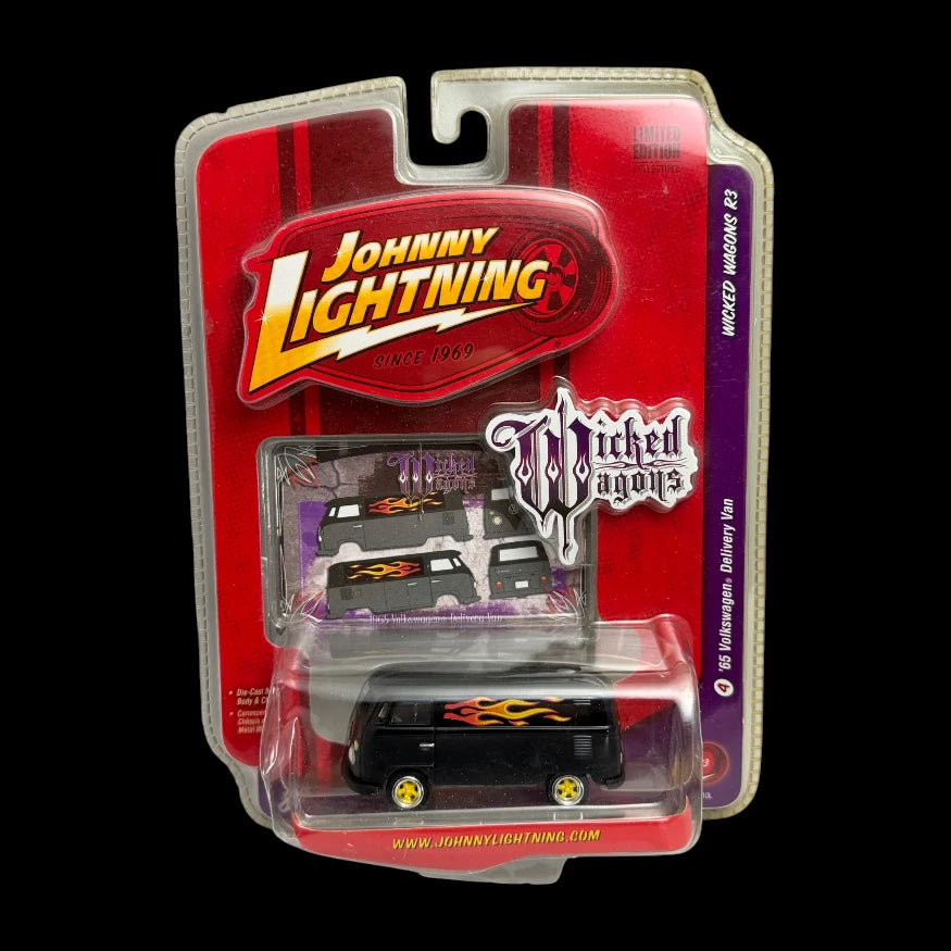 Johnny Lightning Wicked Wagons #3 – ’65 Volkswagen Delivery Van | Limited Edition Die-Cast image 0