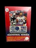🏈📦 1991 Pro Set World League Inaugural Series Factory Sealed 4 Complete 150-Card Sets 📦🏈
