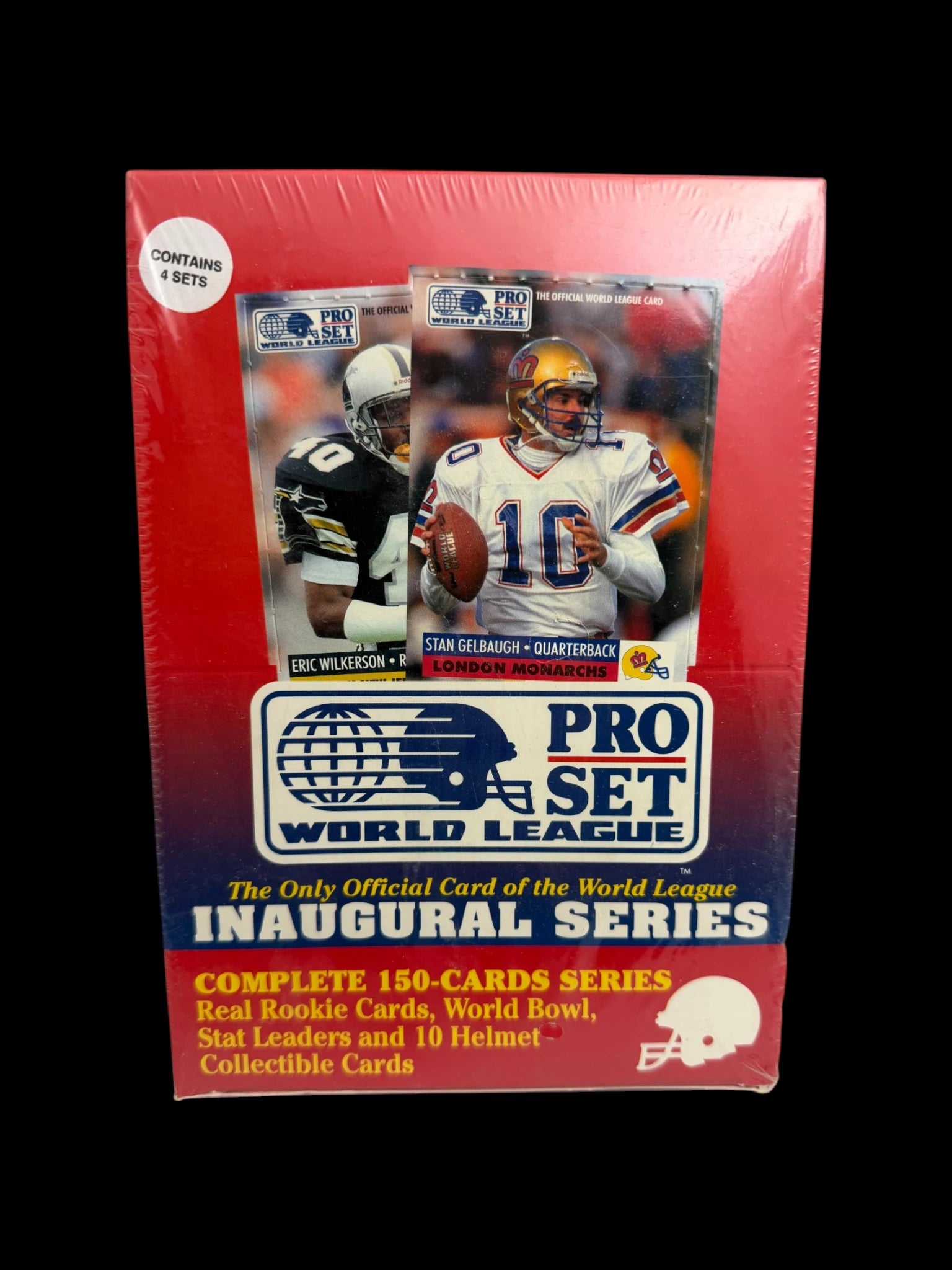 🏈📦 1991 Pro Set World League Inaugural Series Factory Sealed 4 Complete 150-Card Sets 📦🏈