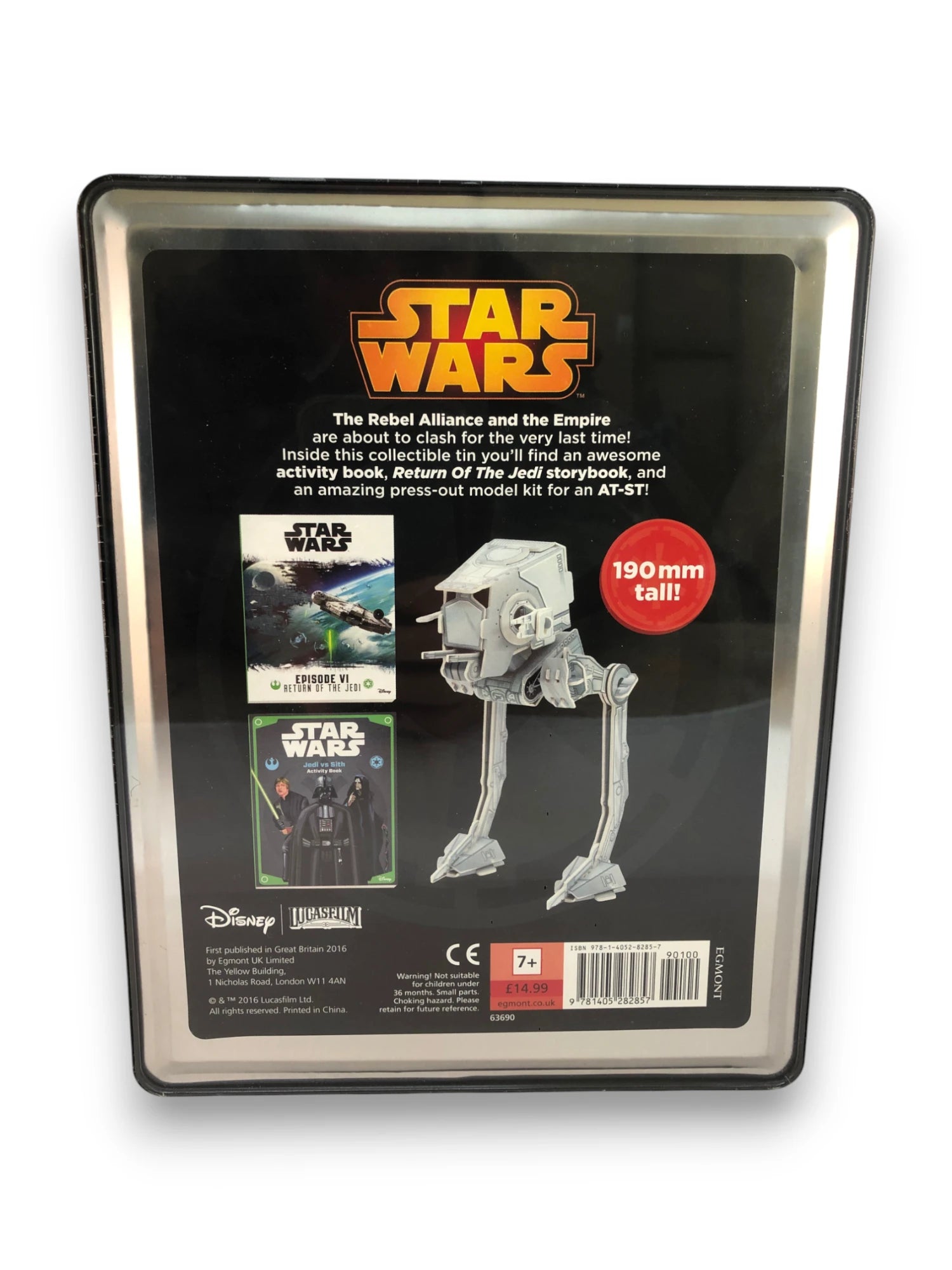 Star Wars Darth Vader Collector’s Tin – Storybook + Activity Book + Build-Your-Own AT-ST image 2