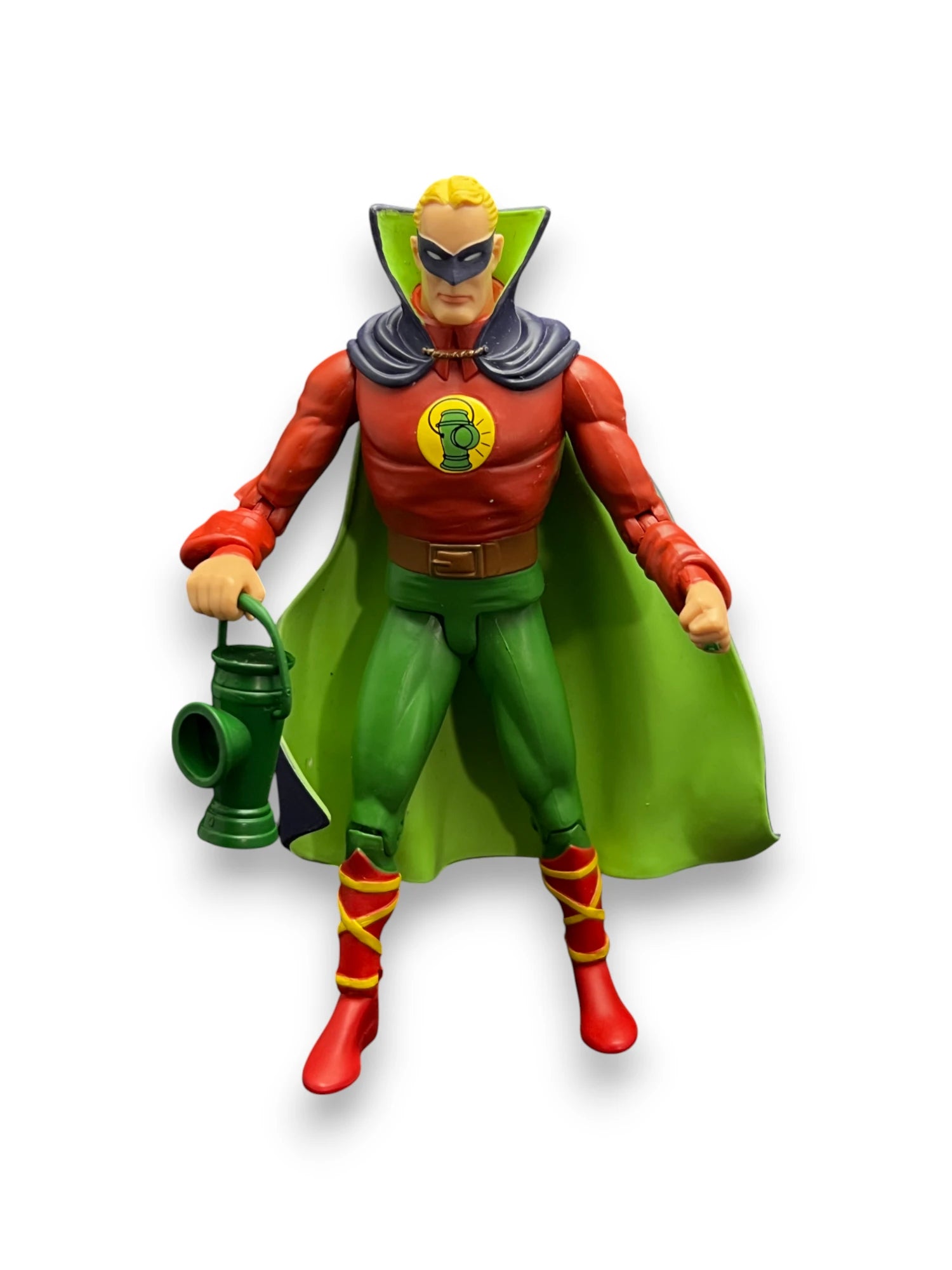 🟢 Green Lantern Alan Scott Golden Age – Justice Society of America JSA Figure (2000 DC Direct) Loose 🟢 image 1