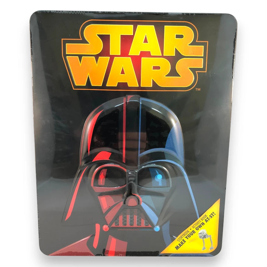 Star Wars Darth Vader Collector’s Tin – Storybook + Activity Book + Build-Your-Own AT-ST image 0