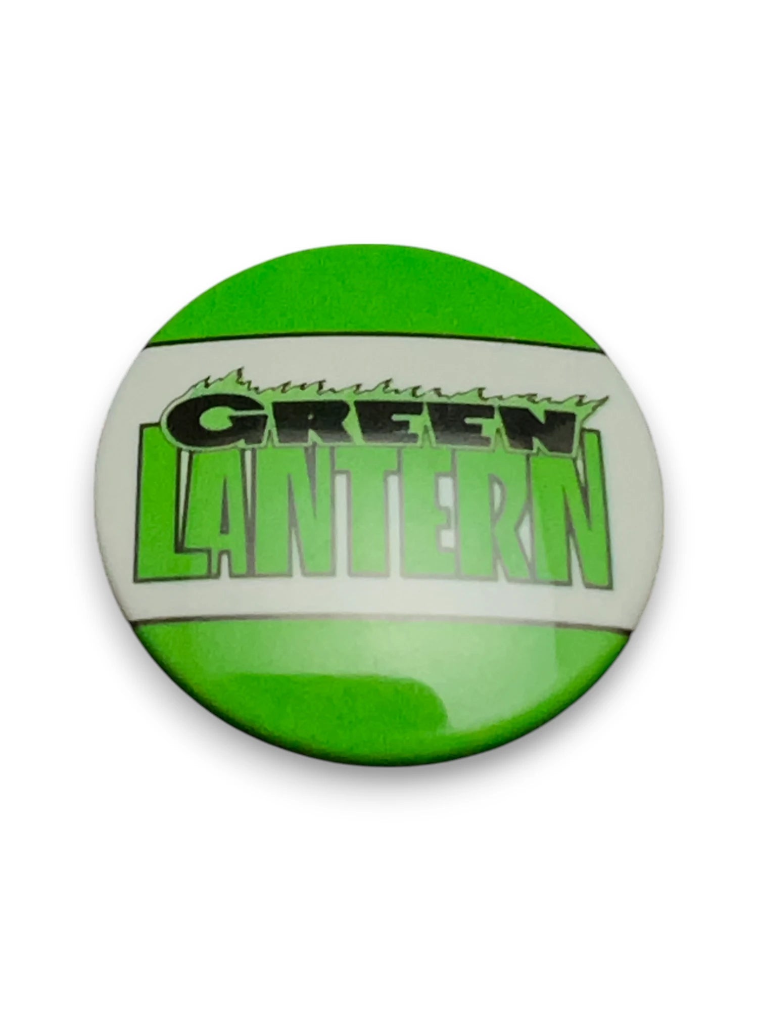 Green Lantern Retro Logo Metal Pinback Button image 1