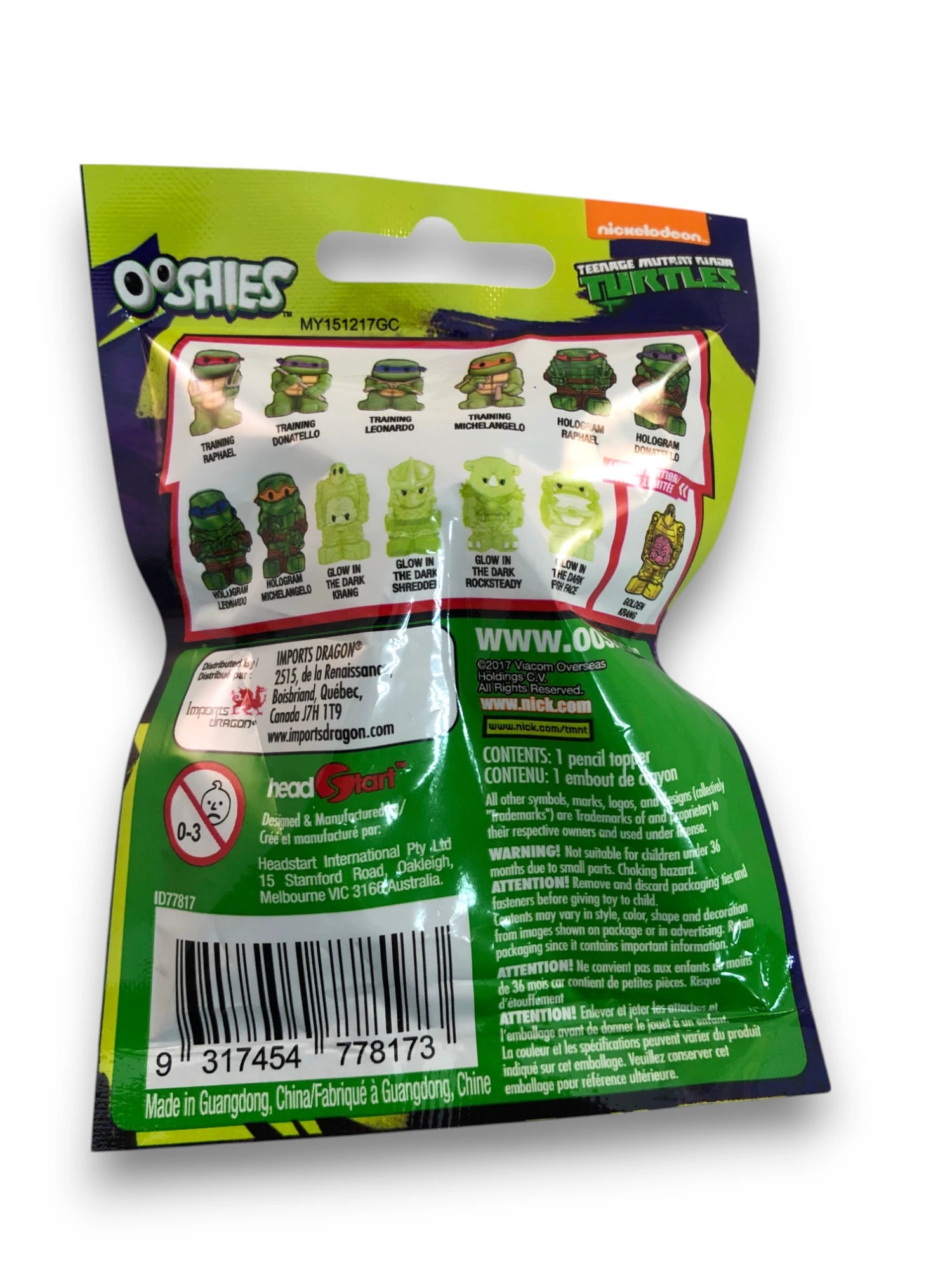 Teenage Mutant Ninja Turtles Ooshies – Raphael (Hologram Variant) image 6