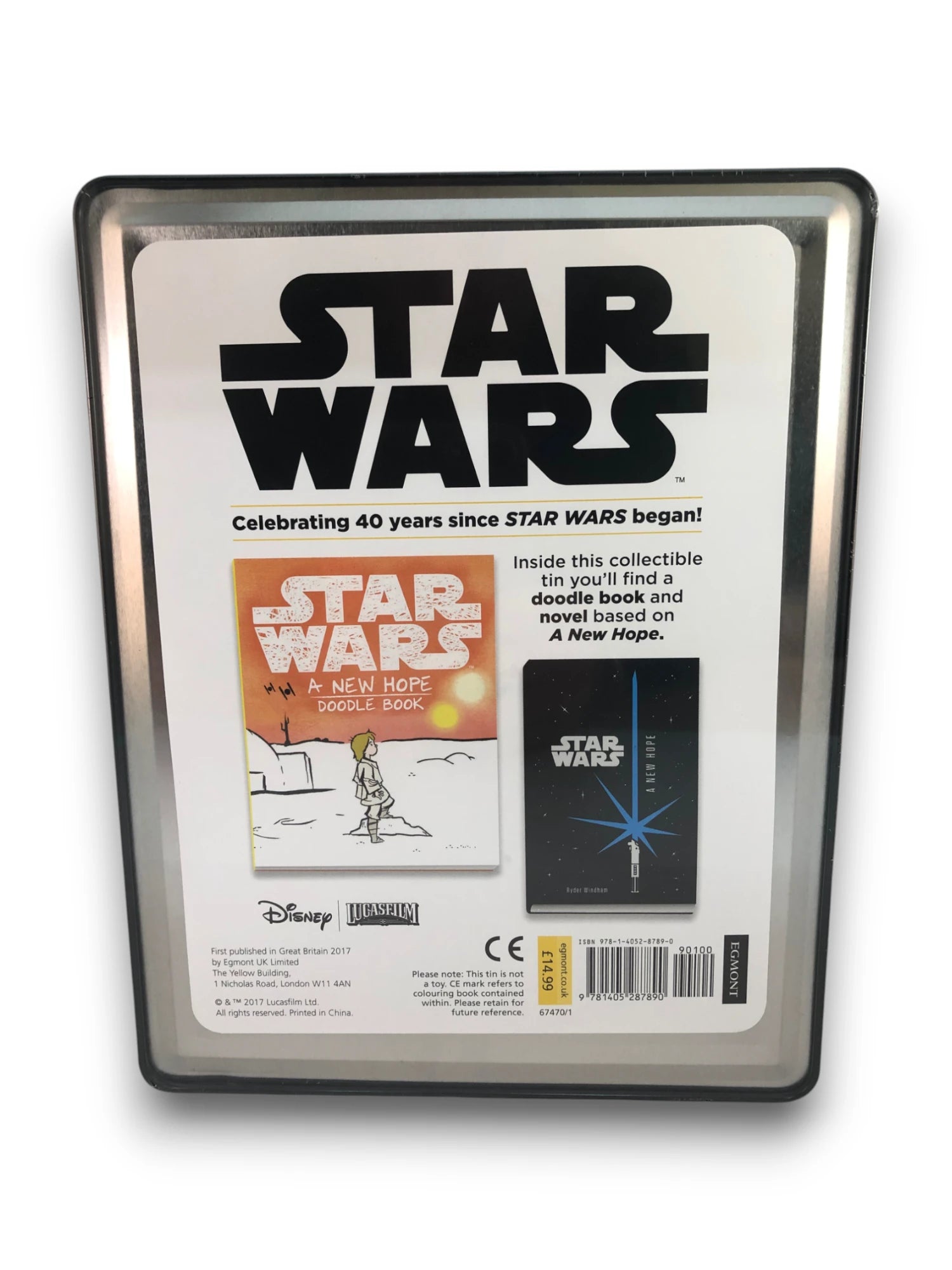 Star Wars 40th Anniversary Collector’s Tin – Book of the Film + Doodle Book image 2