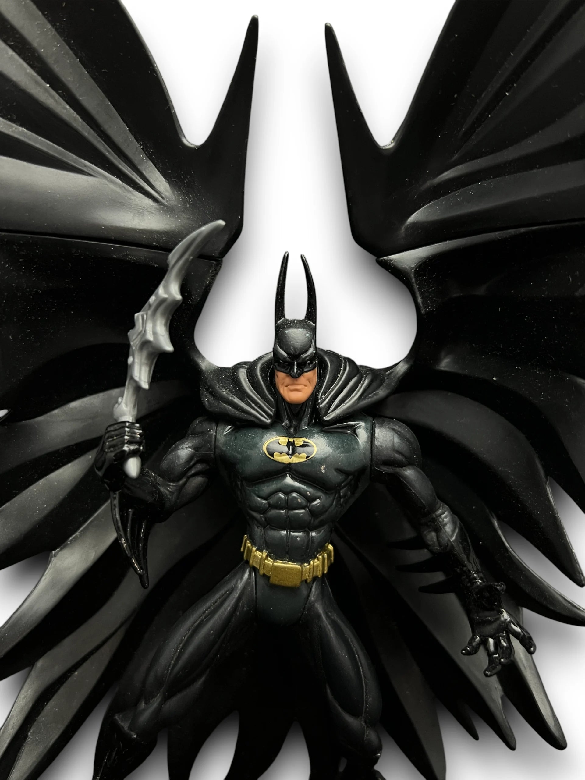 🦇 Batman (Dark Knight Detective) – Legends of the Dark Knight Internet Exclusive Kenner 1998 Figure 🦇 image 1