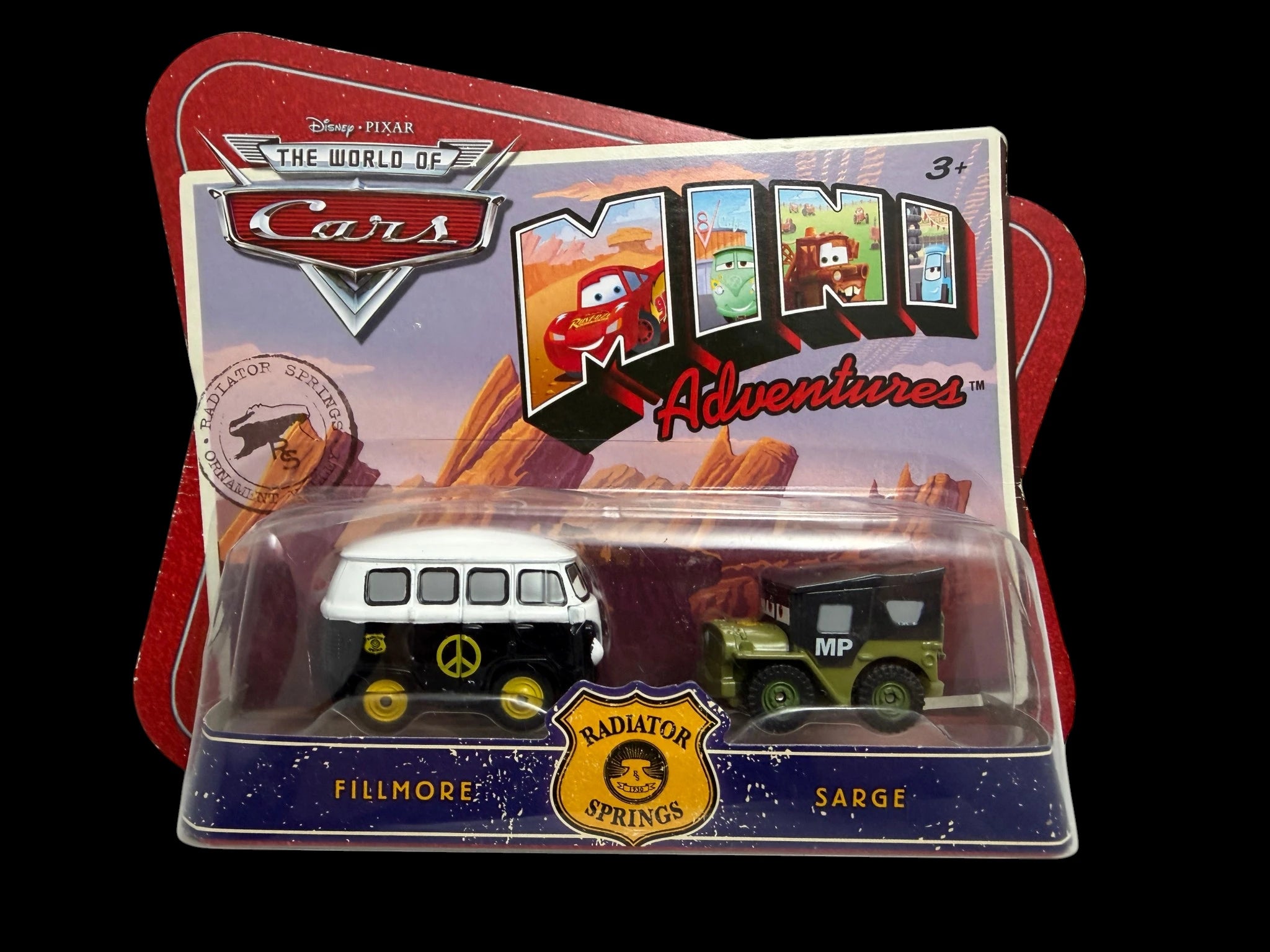 🔥 Disney Pixar Cars Mini Adventures – Fillmore & Sarge 2-Pack image 1
