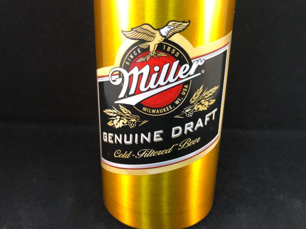 Miller Genuine Draft Bottle-Shaped Aluminum Water Bottle image 3