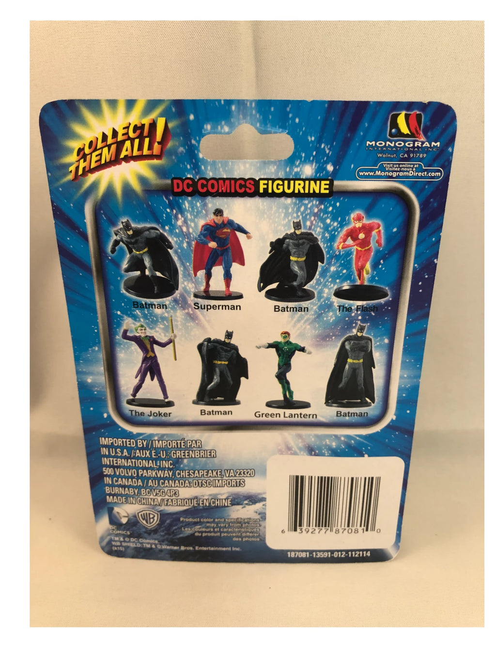 DC Comics Batman Figurine (Crossed Arms, Carded) image 3
