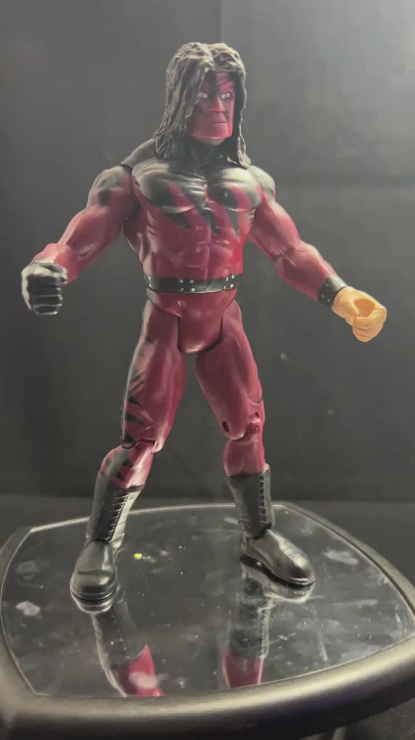 🔥💀 WWF Titan Tron Live Kane Super Stunners Action Figure 💀🔥