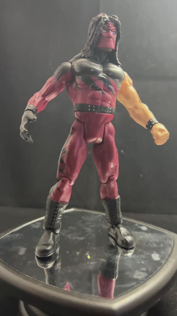 🔥⛓️ WWF Titan Tron Live Kane Action Figure Jakks Pacific Series 1 ⛓️🔥