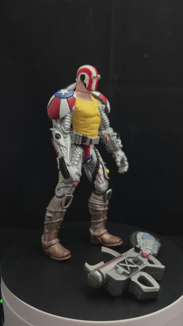 🔥 Super Patriot (Painted Face) – Legendary Comic Book Heroes: Pitt Series Loose Action Figure (2007 Marvel Toys) 🔥